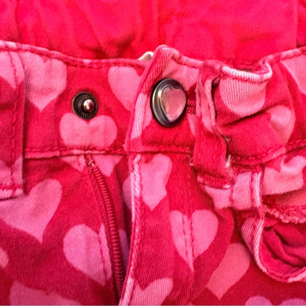 H&M Heart Patterned Pink Pants - Toddler  Size 18-24 Months​​ - Picture 3 of 4
